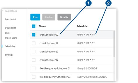 mule4d|Managing Mule Apps Schedules .